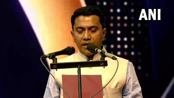 Pramod Sawant Oath Ceremony: प्रमोद सावंत ने ली गोवा के सीएम पद की शपथ