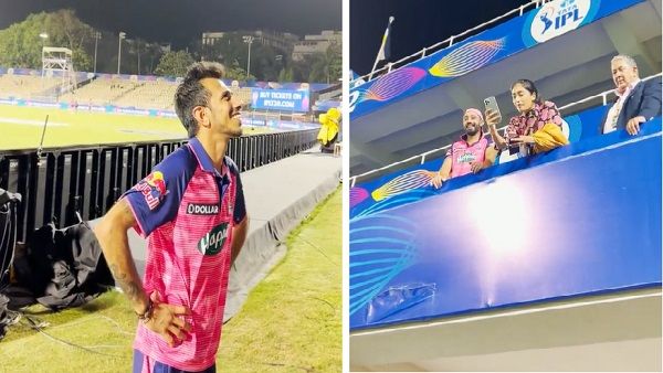 IPL 2022: हैट्रिक लेने के बाद धनश्री ने लिया चहल का इंटरव्यू, पूछा- मुझसे दूर हो तो कैसा लग रहा है?