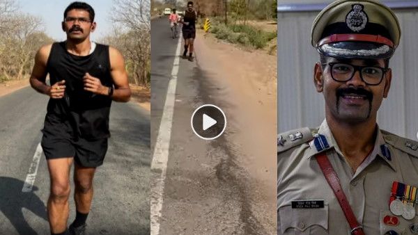 IPS Vivek Raj Singh : 21 KM दौड़कर मीटिंग में पहुंचे DIG विवेक राज सिंह, देखें वायरल VIDEO