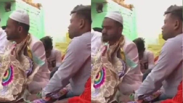 दूल्हे के गले में रुपयों की माला देखकर फिसली दोस्त की नीयत, चुपके के पार कर डाला नोट, देखें Video