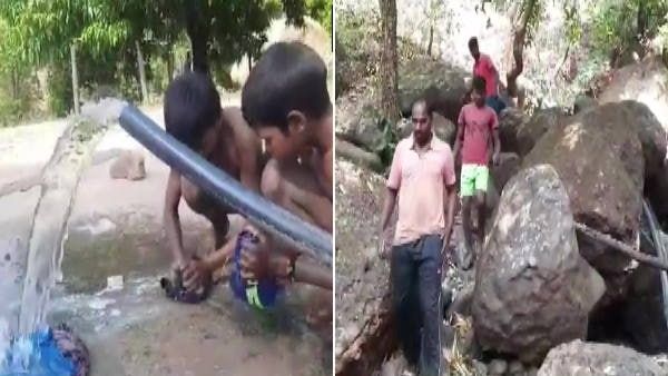 'पूरा गांव बना दशरथ मांझी', सरकार ने नहीं सुनी तो एक किमी लंबा पाइप लगाकर खुद खींच लाए झरने से पानी