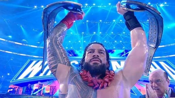 WWE: रोमन रेंस ने रेसलमेनिया में ब्रॉक लैंसनर को चटाई धूल, बने 'अनडिस्प्यूटेड यूनिवर्सल चैंपियन'