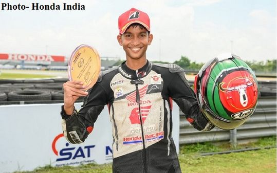 Thailand Talent Cup में पोडियम पर जगह बनाने वाले पहले भारतीय रेसर बने सार्थक चव्हाण