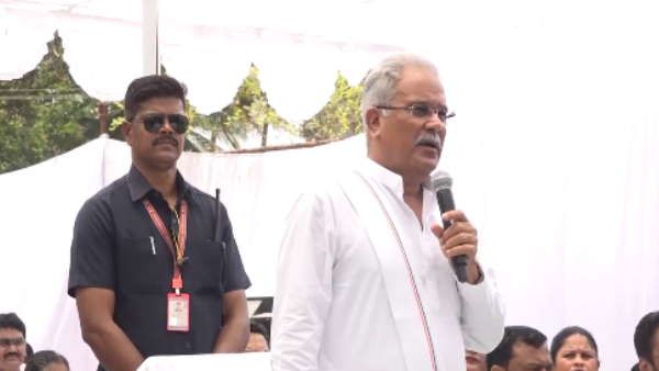 3 साल की दिव्यांग बच्ची से मिलने पहुंचे CM भूपेश बघेल, इलाज कराने का किया वादा