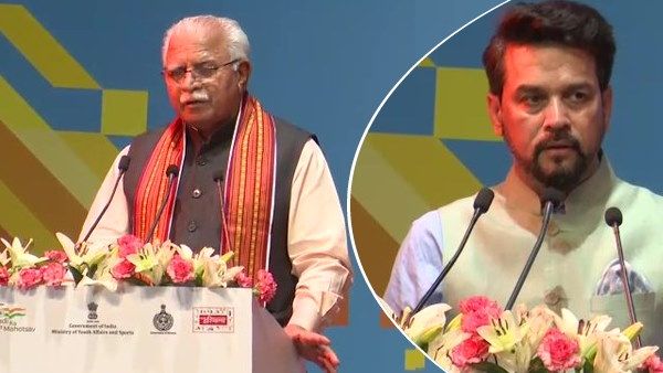 Khelo india youth games: खेल मंत्री बोले- हरियाणा हमेशा नंबर-1 रहा, CM ने कहा- आज का प्रोग्राम धाकड़ है