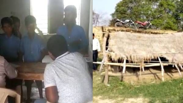 बिहार में शिक्षा बेहाल ! छात्रों को पढ़ाने के बजाए पंखा झलवाते और पैर दबवा रहे शिक्षक, वीडियो वायरल