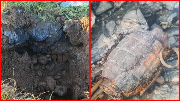 उत्तरी आयरलैंड में मिला प्रथम विश्वयुद्ध के समय का हैंड ग्रेनेड