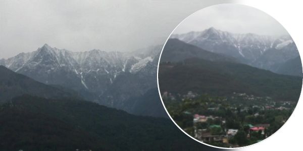 PHOTOS: बारिश के मौसम के बीच हुआ हिम के आंचल में हिमपात, ऊंचे-ऊंचे पर्वतों की यूं निखरी खूबसूरती