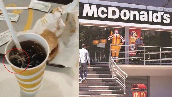 McDonald’s ने फिर दिया सदमा, कस्टमर की कोल्ड ड्रिंक में निकली छिपकली, आउटलेट सील