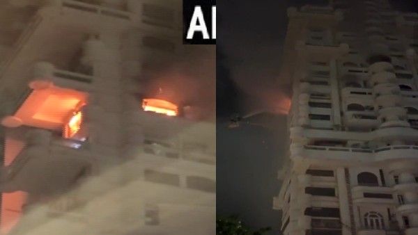 मुंबई: शाहरुख खान के बंगले 'मन्नत' के पास बिल्डिंग में लगी भीषण आग, मौके पर फायर बिग्रेड की 8 गाड़ियां