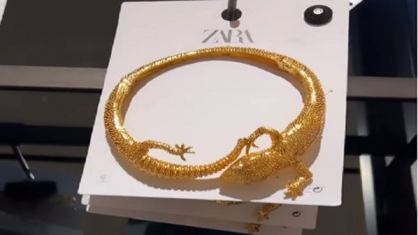 Zara ने बनाए 2 हजार के छिपकली वाले चोकर , महिला हैरान, पूछा- Who wears a lizard?'
