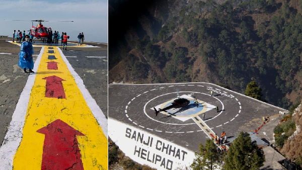 मां वैष्णो देवी की यात्रा: पहाड़ों पर आग से फैला धुआं, दृश्यता कम होने से हेलिकॉप्टर सेवा बंद