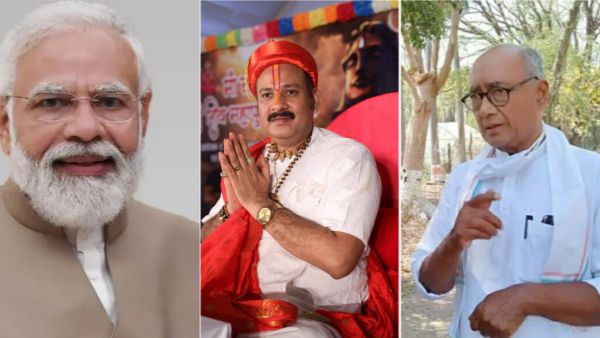 कथावाचक प्रदीप मिश्रा ने कहा- मोदी है तो हिंदू है, दिग्विजय सिंह ने पूछा- मोदी प्रसंग किस ग्रंथ का हिस्सा
