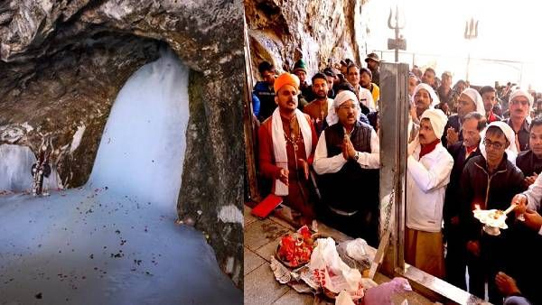 अमरनाथ यात्रा से पहले ज्येष्ठ पूर्णिमा के मौके पर पवित्र गुफा मंदिर में 'प्रथम पूजा', 30 जून से यात्रा शुरू