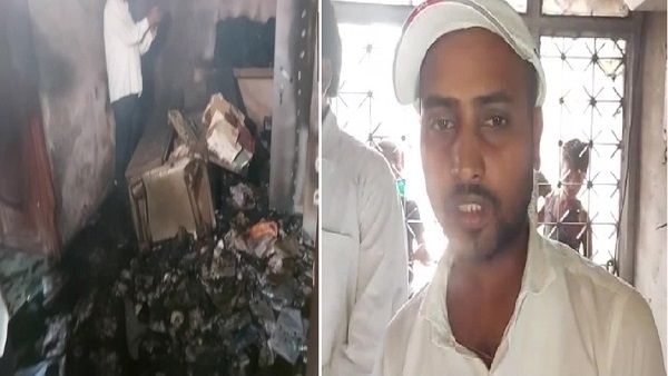 बिहार के आरा में रेलवे स्टेशन पर प्रदर्शन की आड़ में 3 लाख रुपए की लूट, टिकट काउंटर को लगाई आग