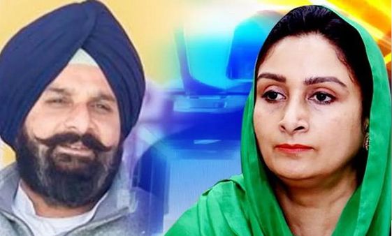 भाई बिक्रम मजीठिया से मिलने जेल पहुंची बहन हरसिमरत बादल बोलीं- ADGP की हमसे दुश्मनी है