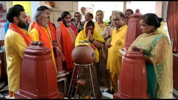 पीतांबरा पीठ के दर्शन के लिए दतिया पहुंची छत्तीसगढ़ की राज्यपाल
