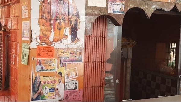 दंदरौआ हनुमान मंदिर को ही बना दिया चुनाव प्रचार का स्थान