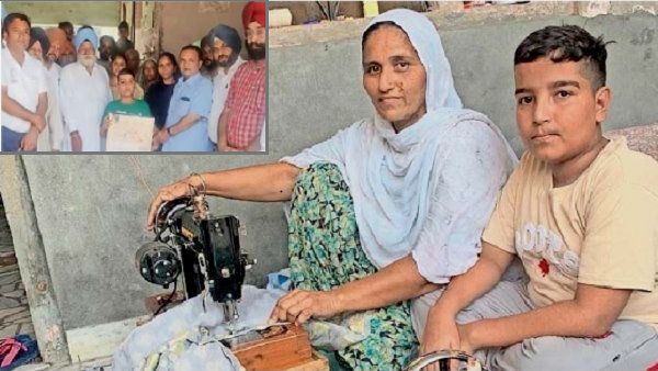 टॉपर बने मनप्रीत पर उमड़ा पंजाबियों का प्यार, दे रहे मदद, गरीब का होनहार बच्चा, मां का ही साया