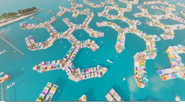 भारत का पड़ोसी देश बना रहा है समुद्र में दुर्लभ ‘तैरने वाला शहर’, हिंद महासागर में उतार डाला ‘स्वर्ग’