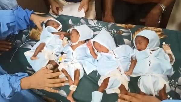 Good News: बालाघाट में एक साथ जन्मे 4 बच्चों को नया जीवन, खुशियों में लगा डबल चौका