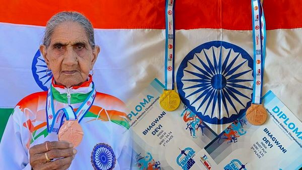 छा गईं दादी: 94 साल की भगवानी देवी वर्ल्ड चैंपियन, 24.7 सेकंड में 100 मीटर दौड़कर जीता गोल्ड VIDEO