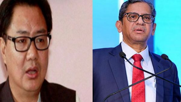 रिजिजू ने 5 करोड़ से अधिक पेंडिंग कोर्ट केस पर जताई चिंता तो CJI रमना ने बताई ये वजह