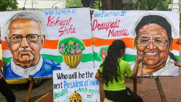 उत्तर से दक्षिण तक द्रौपदी मुर्मू का शानदार प्रदर्शन, यशवंत 3 राज्यों में नहीं खोल पाए खाता