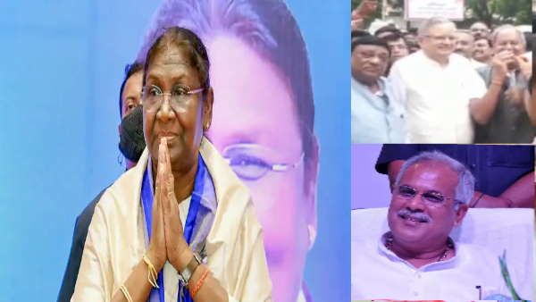 President Election Results: छत्तीसगढ़ में द्रौपदी मुर्मू की जीत का जश्न, सीएम भूपेश बघेल ने भी दी बधाई