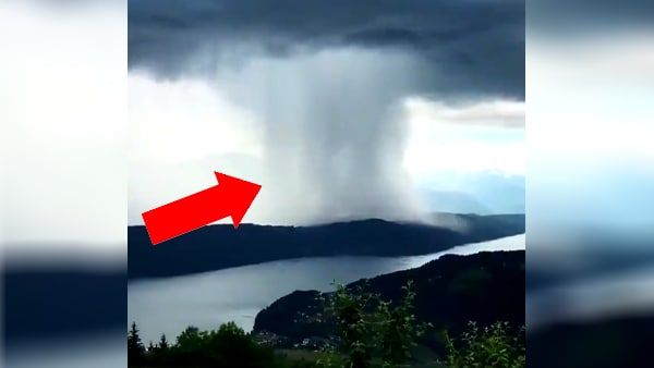 Cloudburst: कैसे फटते हैं बादल ? दिल थाम कर देखिए ये दुर्लभ Video