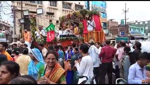ग्वालियर में निकली भगवान जगन्नाथ की भव्य रथयात्रा, केंद्रीय मंत्री रहे मौजूद