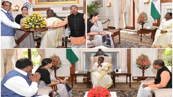 अधीर चौधरी की विवादित टिप्पणी के बाद,स्मृति ईरानी ने की राष्ट्रपति द्रौपदी मुर्मू से मुलाकात