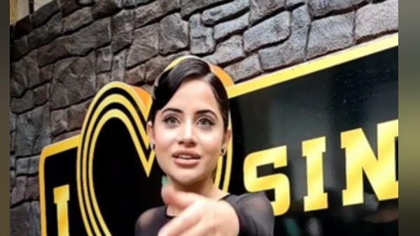 उर्फी जावेद ने पहनी नेट वाली ब्लैक ट्रांसपेरेंट ड्रेस,Video देख यूजर्स बोले -अब बचा ही क्‍या है