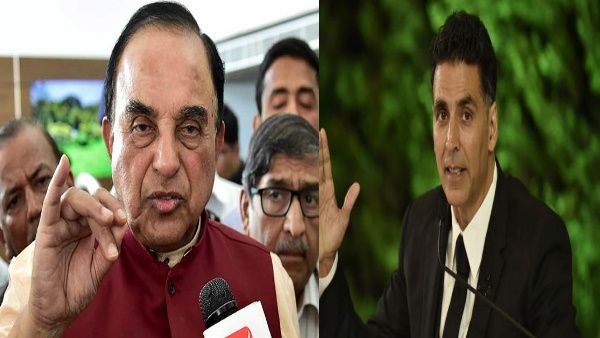 अक्षय कुमार की बढ़ी मुश्किल, भाजपा नेता सुब्रमण्यम स्वामी ने दर्ज करवाया केस, जानें पूरा मामला