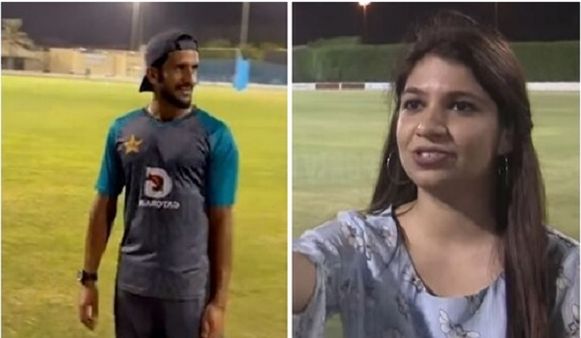 ट्रेनिंग के दौरान हसन अली को मिली इंडियन लेडी, तेज गेंदबाज ने कहा- 'आई लव इंडिया'