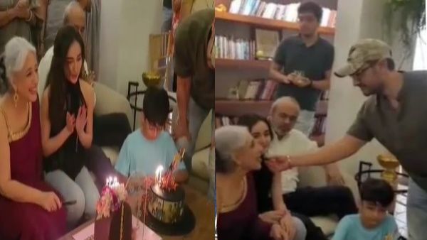रक्षाबंधन से पहले आमिर खान ने परिवार संग मनाया बहन निकहत का 60वां बर्थडे, देखें वीडियो