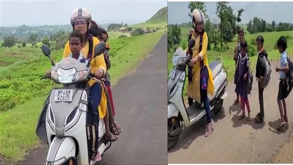 कमाल की है ये स्कूटी वाली मैडम, जिस स्कूल को सरकार कर रही थी बंद, उसे कर दिया जिंदा