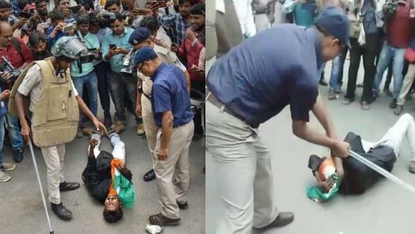 पटना: ADM ने तिरंगे के साथ प्रदर्शन कर रहे युवक को बेरहमी से पीटा, तेजस्वी ने दिए जांच के आदेश