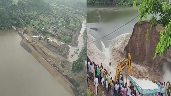 Dhar Karam Dam: फूटा नहीं है डैम, इस वजह से बहा बांध का एक हिस्सा.....डूबे पुल
