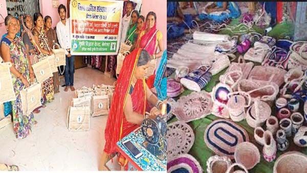 केले के तने से बन रहा इकोफ्रेंडली हैंड बैग, सीएम भूपेश के रूरल इंडस्ट्रियल पार्क में महिलाएं बन रही आत्मनिर्भर