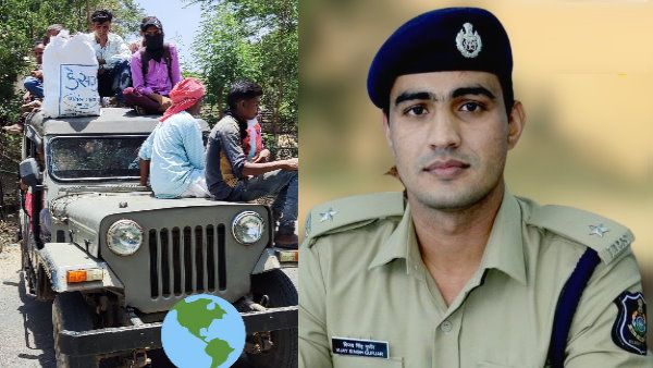 पुलिस कार्रवाई पर चालक का अजीब जवाब, बोला 'जीप की छत-बोनट पर नहीं बैठने दूं तो लोग कूटते हैं मुझे' 