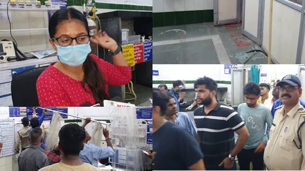 Jabalpur News: सरकारी अस्पताल है या WWF का रेसलिंग रिंग.....दनादन मुक्केबाजी, जान बचाकर भागी डॉक्टर