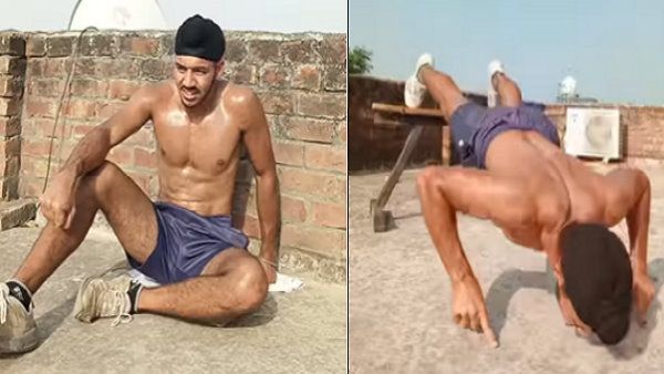 बिना जिम जाए पंजाब के इस युवा ने बनाया सबसे ज्यादा पुशअप का रिकॉर्ड, खाते हैं घर का बना खाना