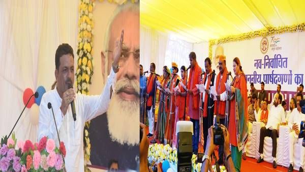 Jabalpur News: बीजेपी पार्षदों की शपथ में दिलदार कांग्रेस, महापौर जगत बहादुर बोले हम साथ साथ हैं
