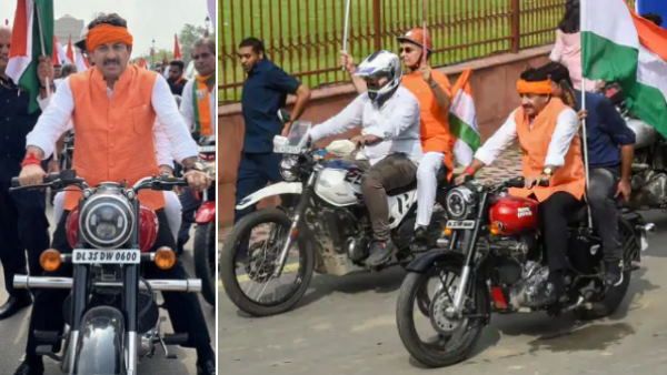 मनोज तिवारी को बिना हेलमेट बुलेट चलाना पड़ा भारी, दिल्ली ट्रैफिक पुलिस ने काटा इतने हजार रुपए का चालान