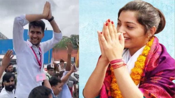 Nirmal Chaudhary RUSU 2022 : मंत्री की बेटी निहारिका को हरा निर्मल चौधरी बने राजस्‍थान विवि छात्रसंघ अध्‍यक्ष
