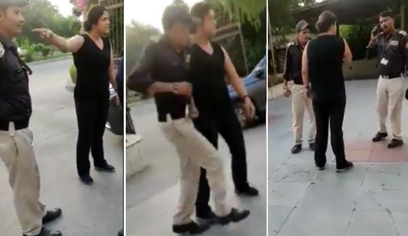 श्रीकांत त्यागी से 2 कदम आगे निकली ये महिला, सोसायटी के गार्ड्स को किए अश्लील इशारे, जमकर दी गालियां