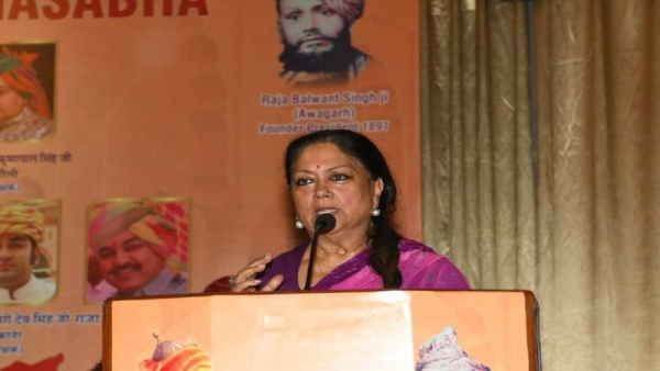 Rajasthan : क्षत्रिय महासभा के सम्मेलन में बोलीं वसुंधरा राजे, क्षत्रिय 36 कौमों को साथ लेकर चलता