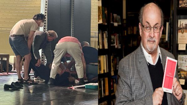 सलमान रुश्दी पर न्यूयॉर्क में चाकू से हमला, 20 सेकेंड में 10 से 15 वार, गवर्नर ने कहा- अभी जिंदा हैं