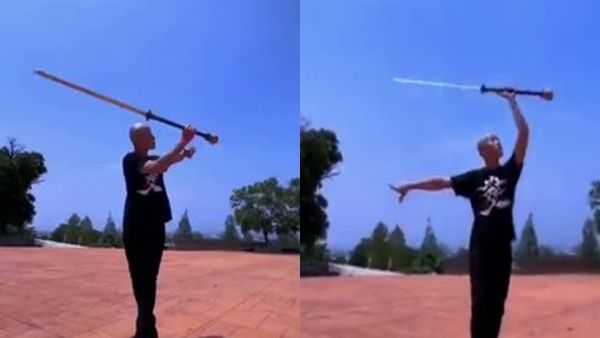 Video: तलवार का 'जादूगर' है ये शख्स, बिजली की रफ्तार से करेगा वार!